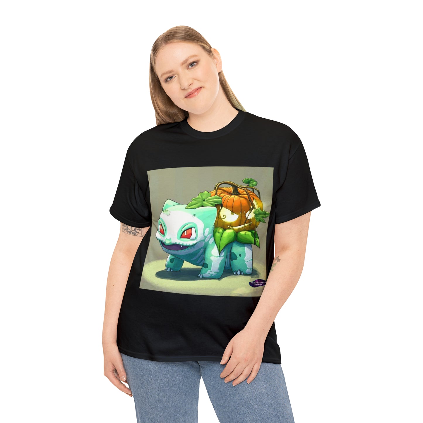 Halloween - Poke-Bulba Unisex Heavy Cotton Tee