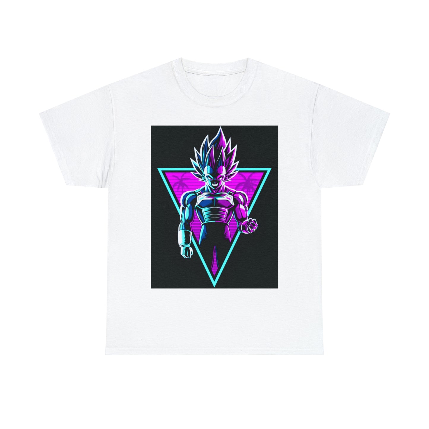 DBZ VEGETA: Retro Unisex Heavy Cotton Tee