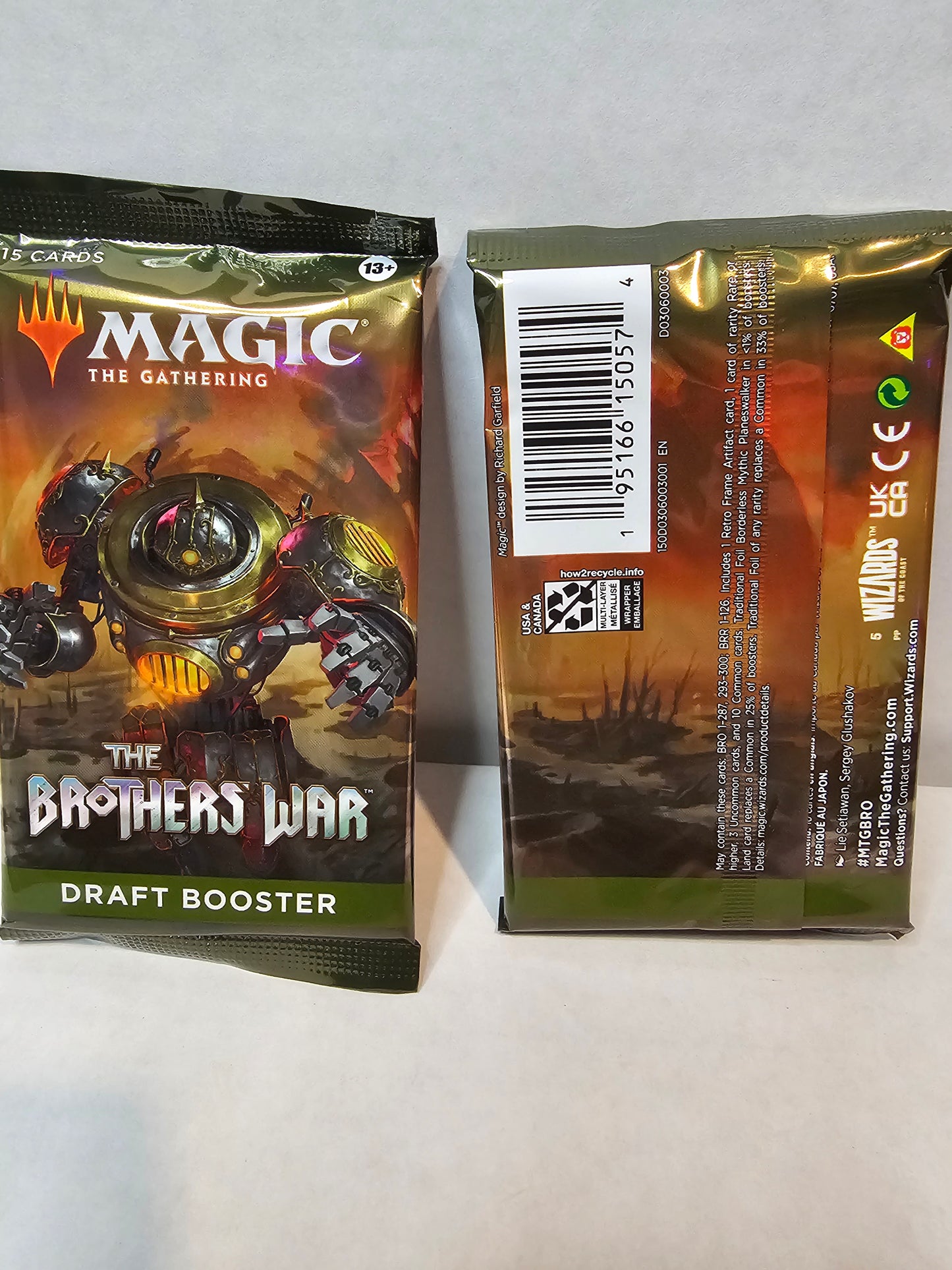 Magic the gathering -The Brothers War-  Draft booster pack