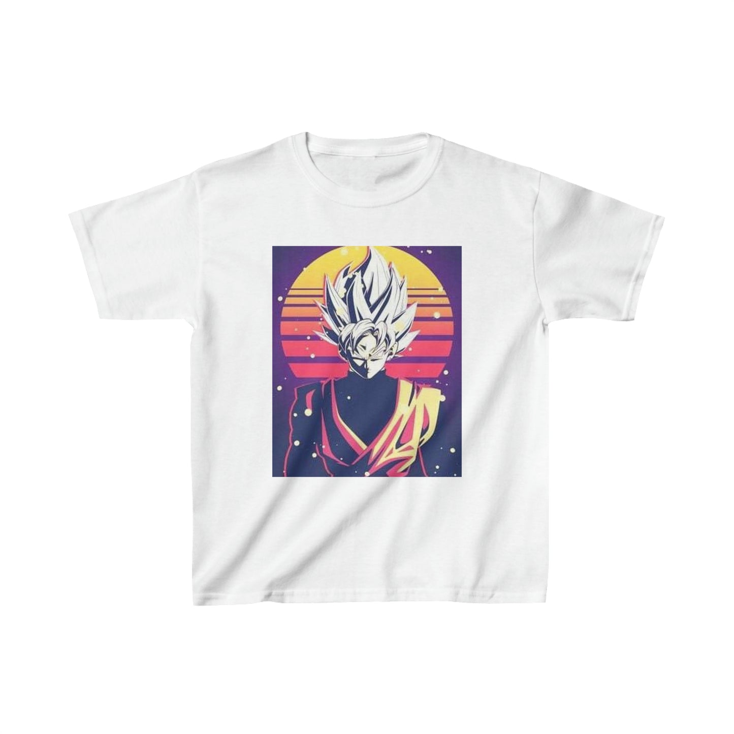 DBZ G OKU SYNTHWAVE Kids Heavy Cotton™ Tee