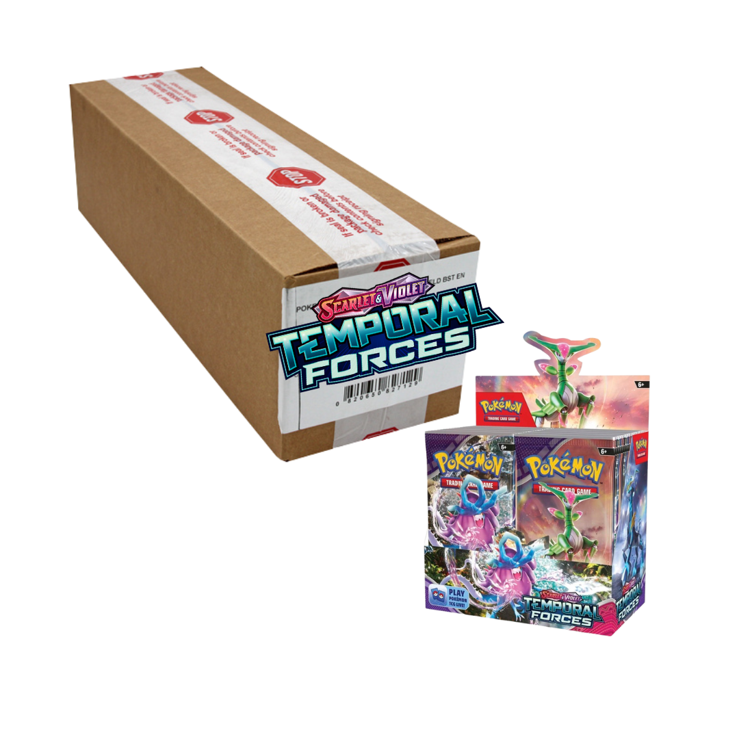 Pokemon scarlet and violet Temporal Forces - 36 pack booster box -Case of 6